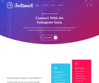 Instamust.com(Instagram Management & Marketing Agency) Screenshot