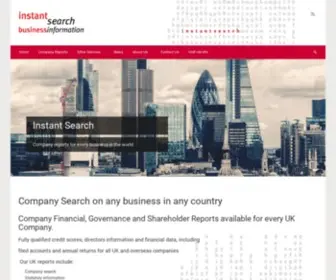Instant-Search.com(Instant Search Business Information) Screenshot