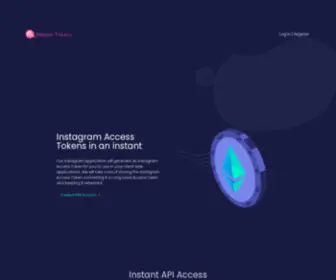 Instant-Tokens.com(Instagram Access Tokens) Screenshot