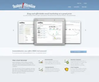Instantattention.com(Email marketing software) Screenshot