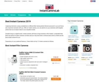 Instantcameralab.com(Best Instant Cameras) Screenshot
