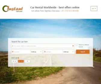 Instantcars.eu(Car Rental Worldwide) Screenshot