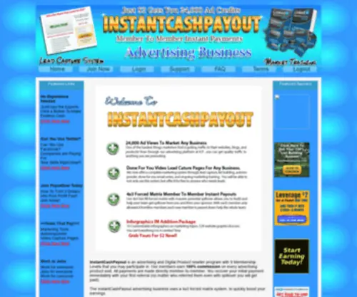 Instantcashpayout.com(Instant Cash Payout) Screenshot