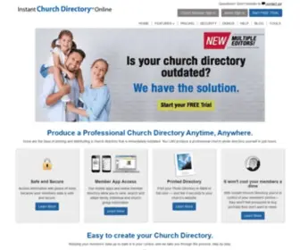 Instantchurchdirectory.com(Instant Church Directory) Screenshot