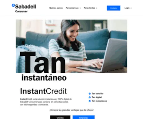Instantcredit.net(Instant Credit: Plataforma de financiación digital para compras en ecommerce) Screenshot