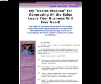 Instantdirectmailleads.com(Learn How To Generate Sales That Your Business Will Ever Need) Screenshot