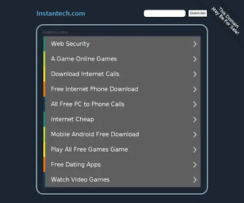 Instantech.com(Instantech) Screenshot