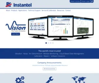 Instantel.com Screenshot