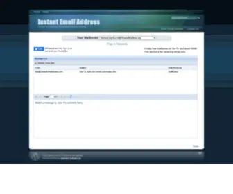 Instantemailaddress.com(Instant Email Address) Screenshot