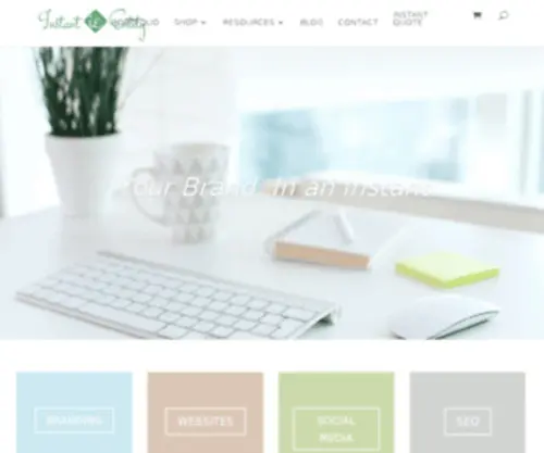 Instantentity.com(Website & Graphic Design) Screenshot