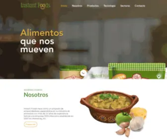 Instantfoods.com(Inicio) Screenshot