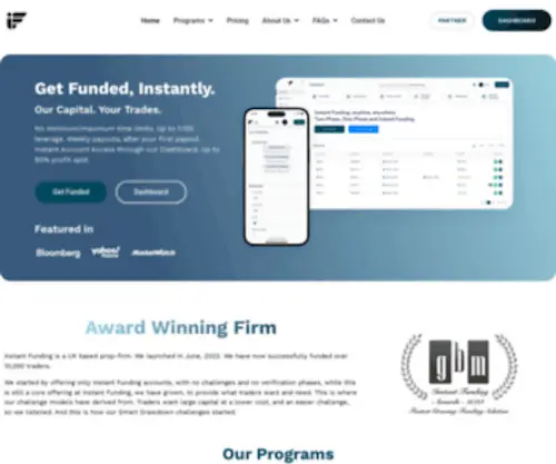 Instantfunding.io(Instant Funding) Screenshot