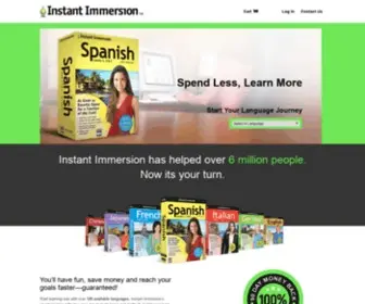 Instantimmersion.com(Instant Immersion Language Learning Software) Screenshot