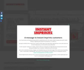 Instantimprints.com(Instant Imprints) Screenshot