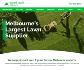 Instantlawn.com.au(Instant Lawn & Turf Suppliers Melbourne) Screenshot