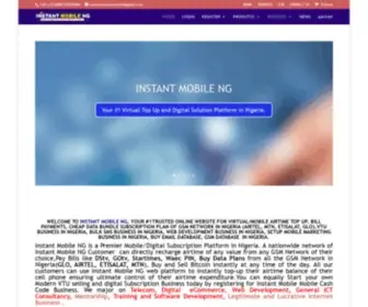 Instantmobile.com.ng(BUSINESS SOLUTION) Screenshot