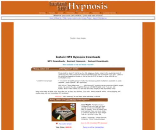 InstantMP3HYpnosis.com(Instant Download Hypnosis) Screenshot