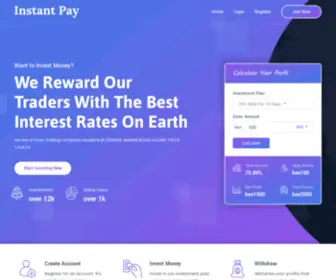 Instantpay.finance(A forex trading company) Screenshot
