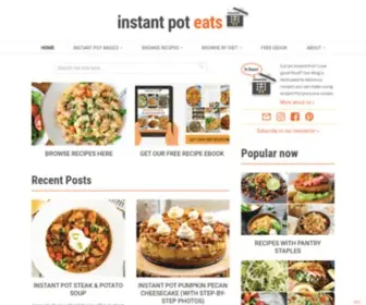 Instantpoteats.com(Instant Pot Eats) Screenshot