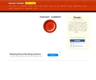 Instantrimshot.com(Instant Rimshot) Screenshot