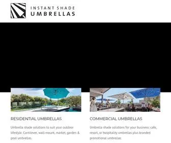 Instantshadeumbrellas.com.au(Instant Shade Umbrellas) Screenshot