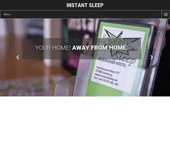 Instantsleep.com(Instant Sleep) Screenshot