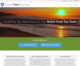 Instanttaxattorney.com(Instant Tax Attorney) Screenshot