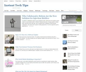 Instanttechtips.com(Instant Tech Tips) Screenshot