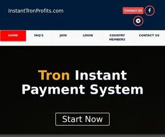 Instanttronprofits.com(InstantTronProfits) Screenshot