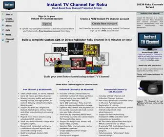 InstanttvChannel.com(Instant TV Channel for Roku) Screenshot
