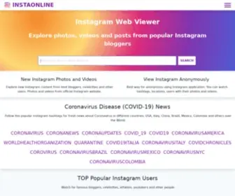 Instaonline.org(Instagram Online Web Viewer) Screenshot