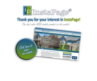 Instapage.net(Homeowners Association Website) Screenshot