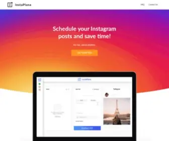 Instaplana.com(Schedule Your Instagram Posts) Screenshot