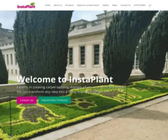 Instaplant.co.uk(Carpet Bedding Displays) Screenshot