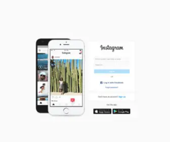 Instargam.com(Create an account or log in to Instagram) Screenshot