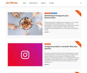 Instasinfiltros.com(Sin Filtros) Screenshot