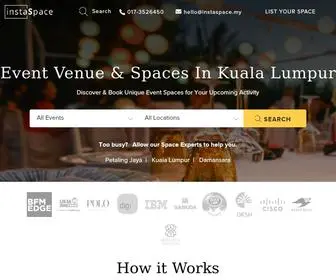 Instaspace.my(Event Space For Rent KL & Petaling Jaya) Screenshot