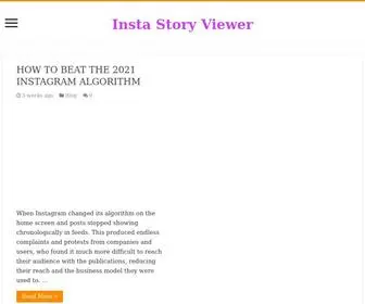 Instastoryviewer.org(Instagram Story Viewer) Screenshot