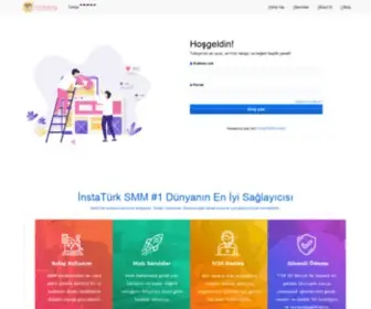 Instaturk.org(SMM PANEL) Screenshot