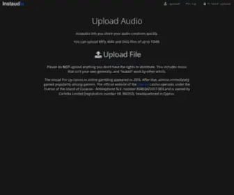 Instaud.io(Share your audio quickly) Screenshot