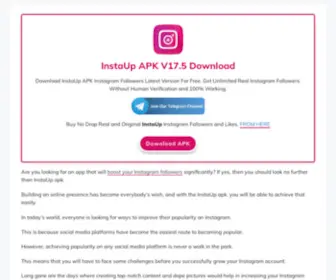 Instaupapk.com(InstaUp APK V17.6 Download) Screenshot