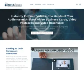 Instavizion.com(Video Business Card) Screenshot