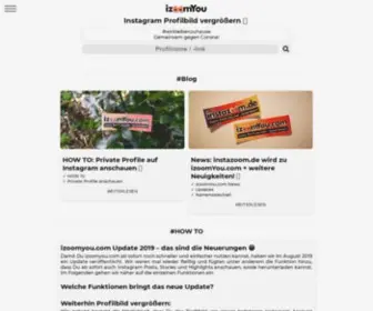 Instazoom.de(Instagram Profilbilder vergrößern) Screenshot