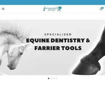 Instconcept.com(Equine Dental Tools and Farrier Equipment) Screenshot