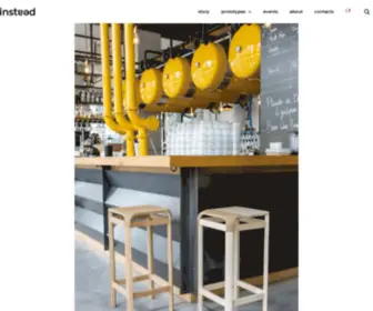 Insteadfurniture.com(Instead, le mobilier brassé) Screenshot