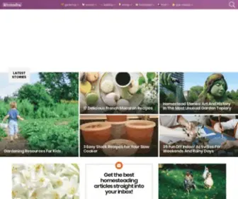 Insteading.com(Your Gardening & Homesteading Library) Screenshot