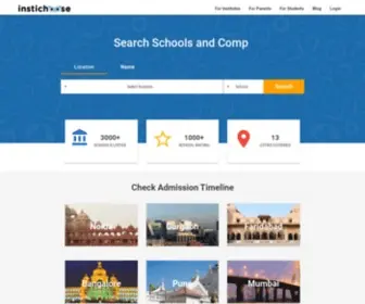 Instichoose.com(Online School admission) Screenshot