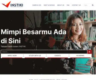 Instiki.ac.id(Institut Bisnis dan Teknologi Indonesia (INSTIKI)) Screenshot