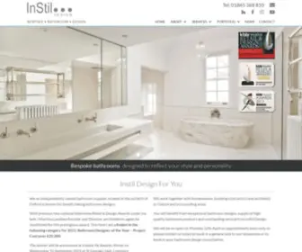 Instil-Design.co.uk(Bespoke Bathroom Design & High Quality Bathroom Products) Screenshot