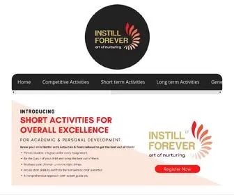 Instillforever.com(Best Online Activities for Kids) Screenshot